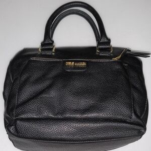 Steve Madden Textured Black Satchel